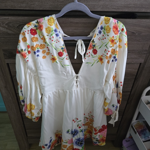 Agua Bendita Alex Bouk Dress Size L - Picture 3 of 5